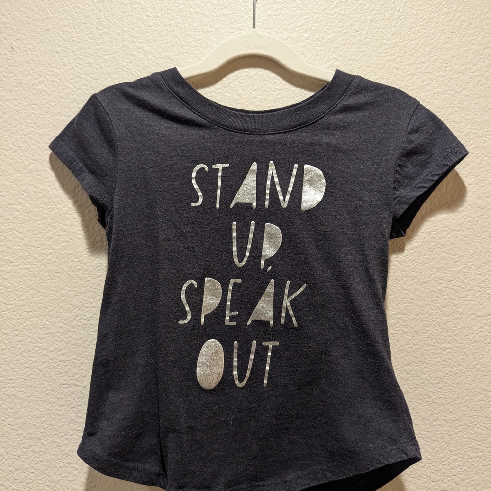 Kids Black Graphic Tee